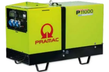 Дизельный генератор Pramac P11000 в кожухе 9 кВт