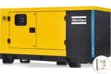 Дизельный генератор Atlas Copco QES 100U в кожухе с АВР