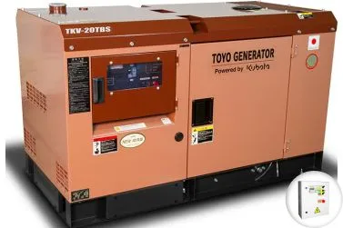 Дизельный генератор Toyo TKV-20TBS в кожухе с АВР