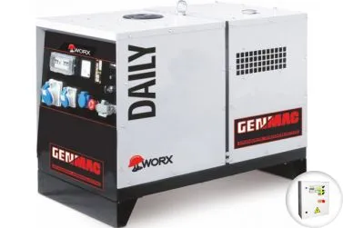 Дизельный генератор Genmac DAILY RG9000KS в кожухе с АВР