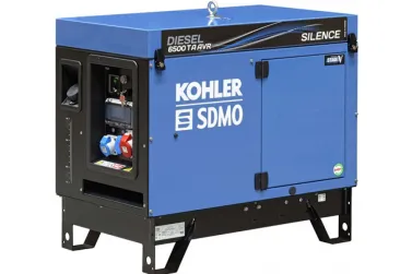 Дизельный генератор KOHLER-SDMO DIESEL 6500 TA SILENCE AVR C5 в кожухе