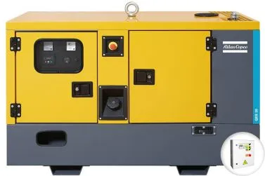 Дизельный генератор Atlas Copco QES 20 в кожухе с АВР