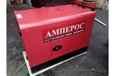 Дизельный генератор Амперос LDG 7500S-3 в шумозащитном кожухе