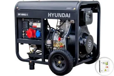 Дизельный генератор Hyundai DHY 8000LE-3 с АВР