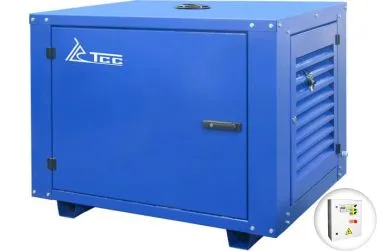 Бензиновый генератор ТСС SGG 3200EN Duplex в капоте с АВР