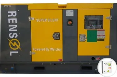 Дизельный генератор Rensol RW25HC в кожухе с АВР