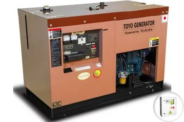 Дизельный генератор Toyo TKV-27TPC в кожухе с АВР