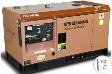 Дизельный генератор Toyo TKV-14TBS в кожухе с АВР