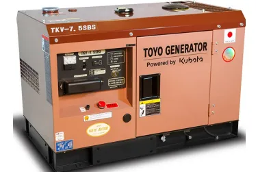 Дизельный генератор Toyo TKV-7.5SBS в кожухе