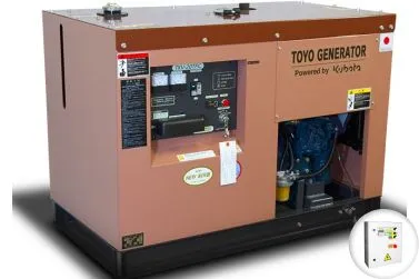 Дизельный генератор Toyo TKV-20TPC в кожухе с АВР