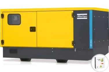 Дизельный генератор Atlas Copco QES 40U в кожухе с АВР