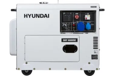 Дизельный генератор Hyundai DHY 6000SE в кожухе