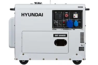 Дизельный генератор Hyundai DHY 8500SE в кожухе