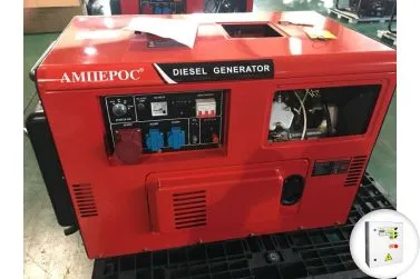 Дизельный генератор Амперос LDG 16500S в шумозащитном кожухе с АВР