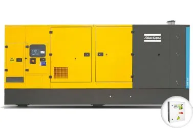 Дизельный генератор Atlas Copco QES 320 в кожухе с АВР