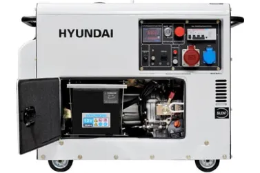Дизельный генератор Hyundai DHY 8000SE-3 в кожухе