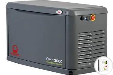 Газовый генератор Pramac GA13000 в кожухе с АВР